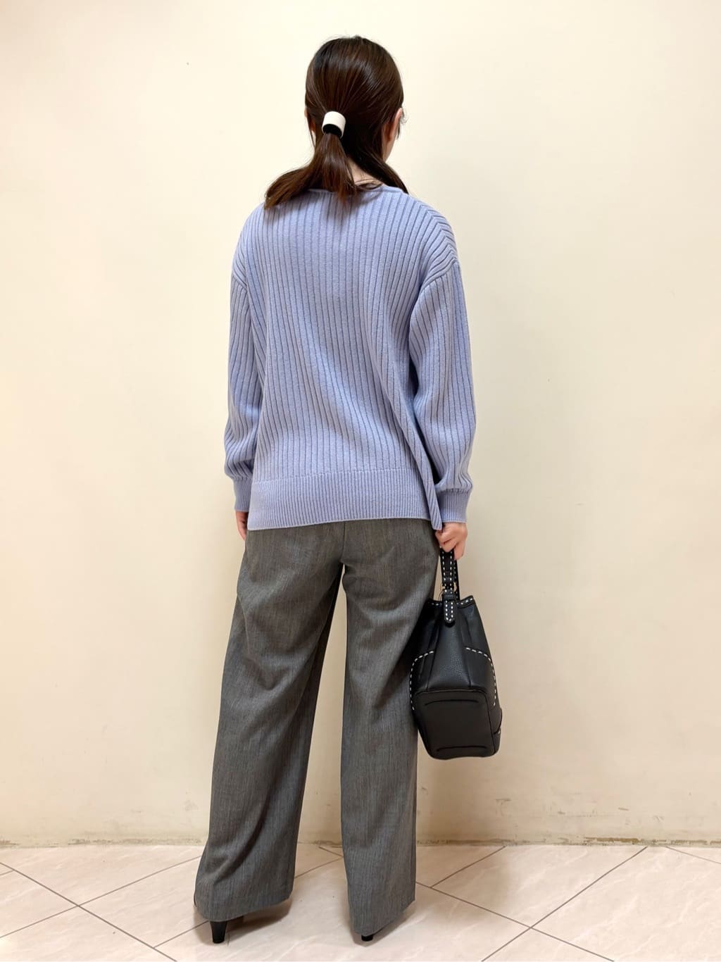 mikiさんの「Reflect｜【ゆったり着られる◎】ワイドリブニットプルオーバー」を使ったコーディネート