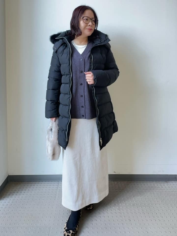 Asamiさんの「DRESSTERIOR｜レタードニットカーディガン」を使ったコーディネート