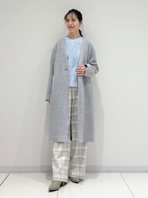 kayoさんの「INDIVI｜【洗える】エアリーシャギートップス」を使ったコーディネート