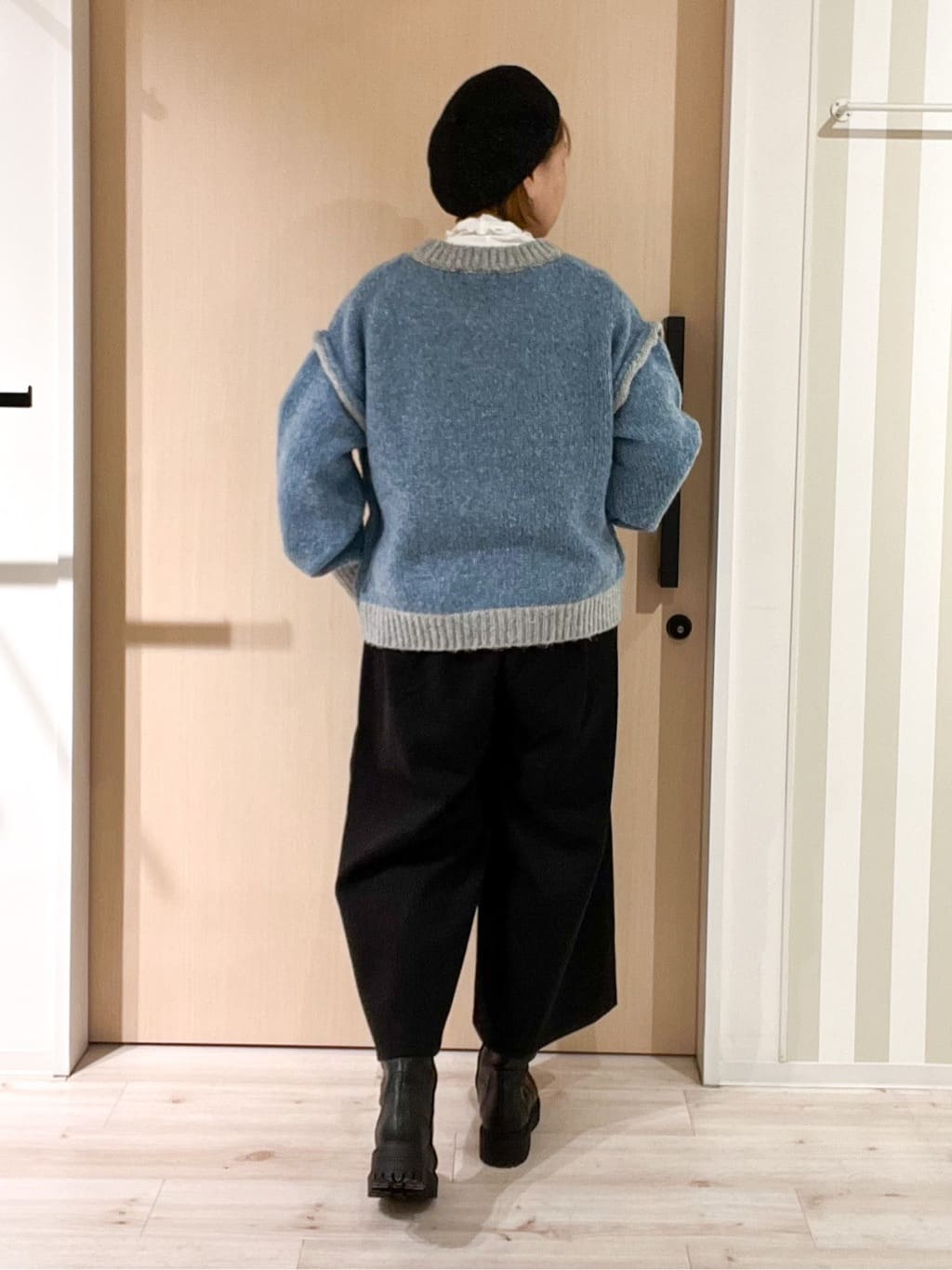 ぷくりんさんの「SHOO･LA･RUE｜【高レビュー】ウエストゴムで穿きやすい　ガウチョパンツ」を使ったコーディネート