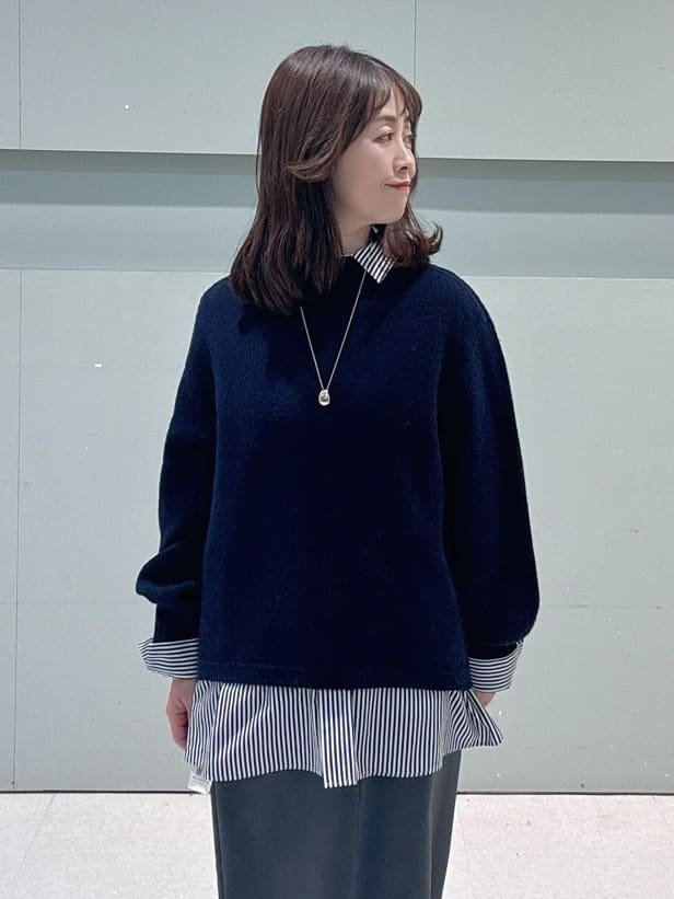 makiさんの「UNTITLED｜【定番人気/はっ水/洗える】タスランショートトレンチコート」を使ったコーディネート