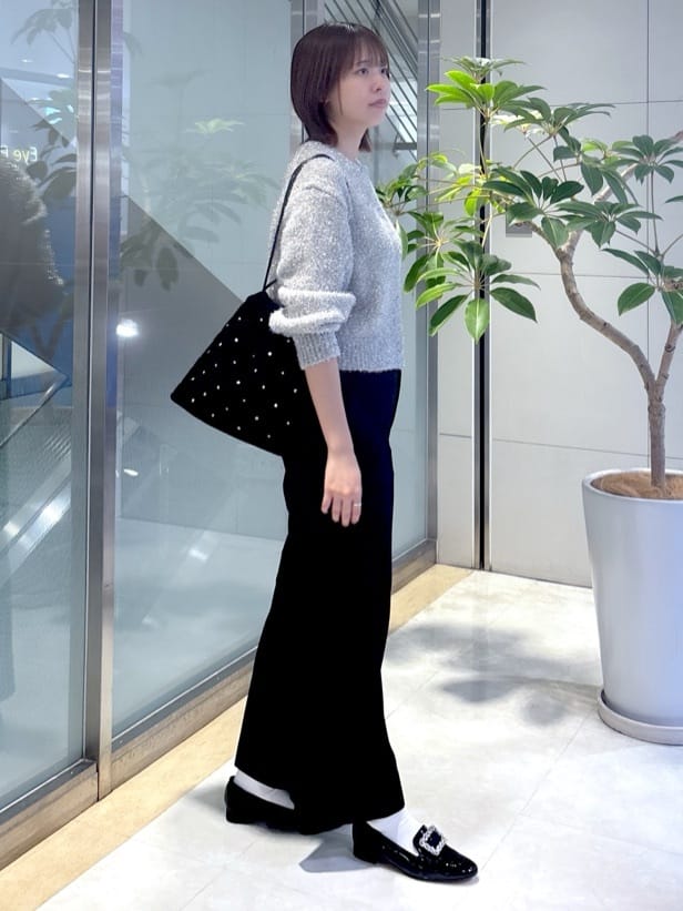 yukaさんの「UNTITLED｜【あったか素材/ストレッチ性】裏起毛ワイドパンツ」を使ったコーディネート