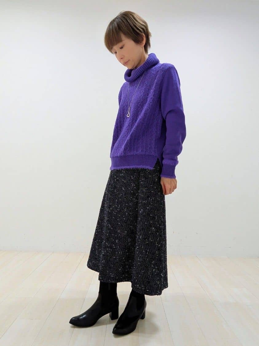 nishiさんの「Reflect｜【すっきりシルエット】ショート丈ダウンコート」を使ったコーディネート