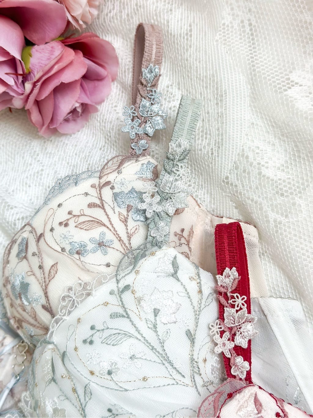 misakiさんの「Risa Magli｜フローチェ ブラジャー (D-F) ＜Sweet Rich（スウィートリッチ）＞」を使ったコーディネート