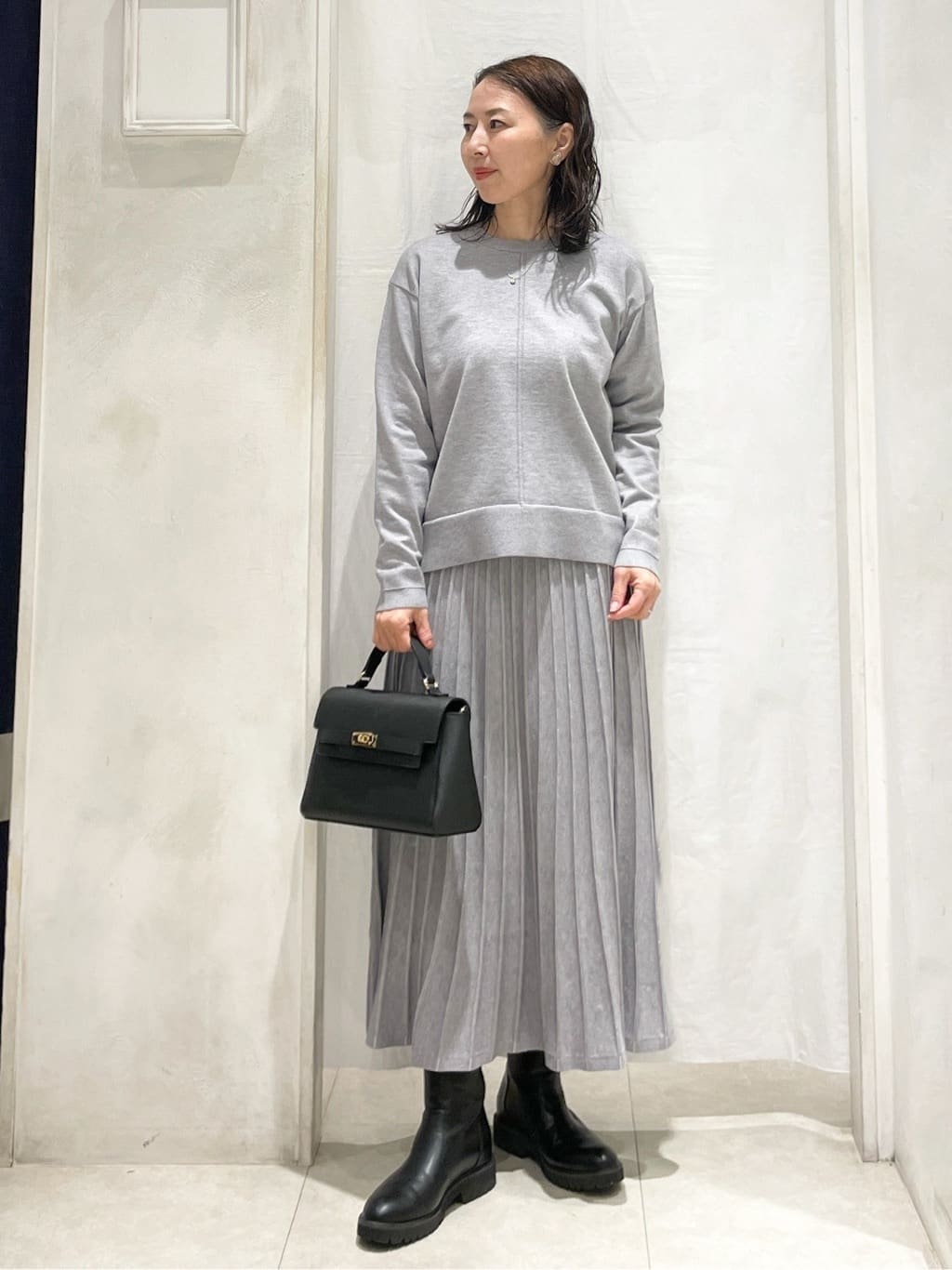 hiroさんの「grove｜【ウール混】軽やかに羽織れるショートコート」を使ったコーディネート
