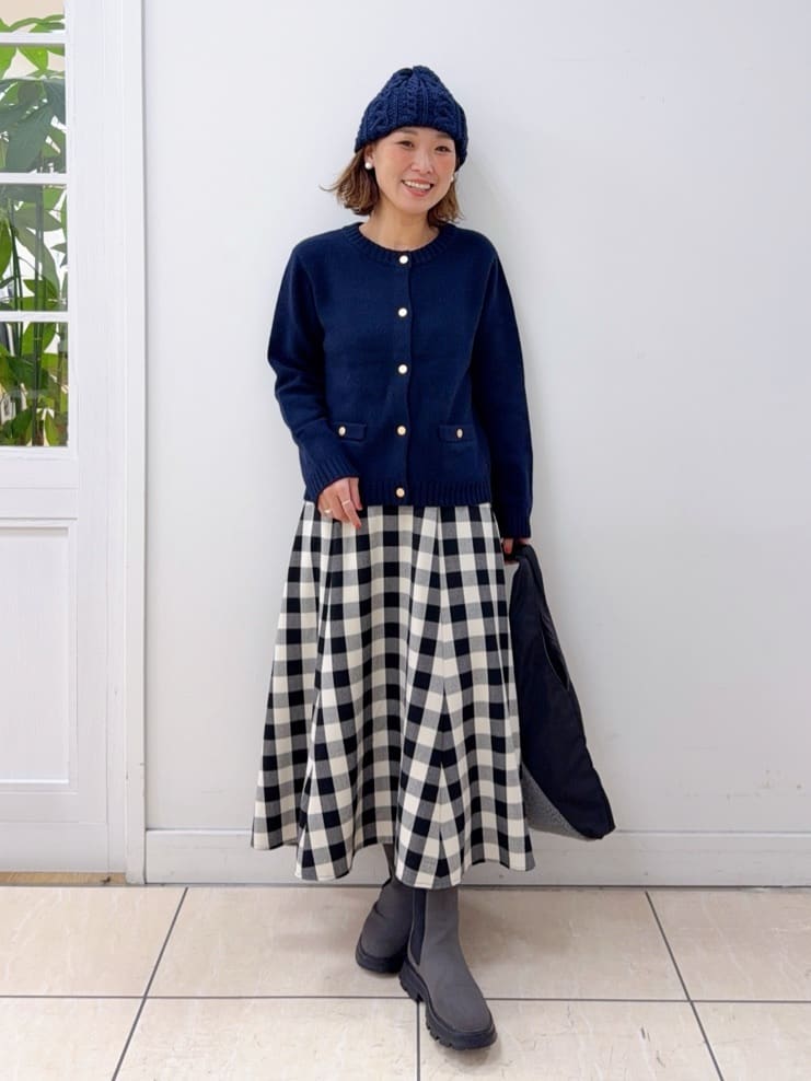 Osawaさんの「Dessin｜シャギーコート」を使ったコーディネート