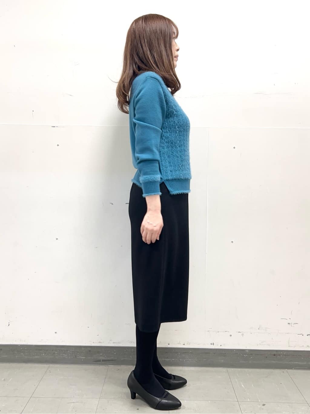 yuさんの「Reflect｜【すっきりシルエット／通勤におすすめ◎】キレイめジャージタイトスカート」を使ったコーディネート