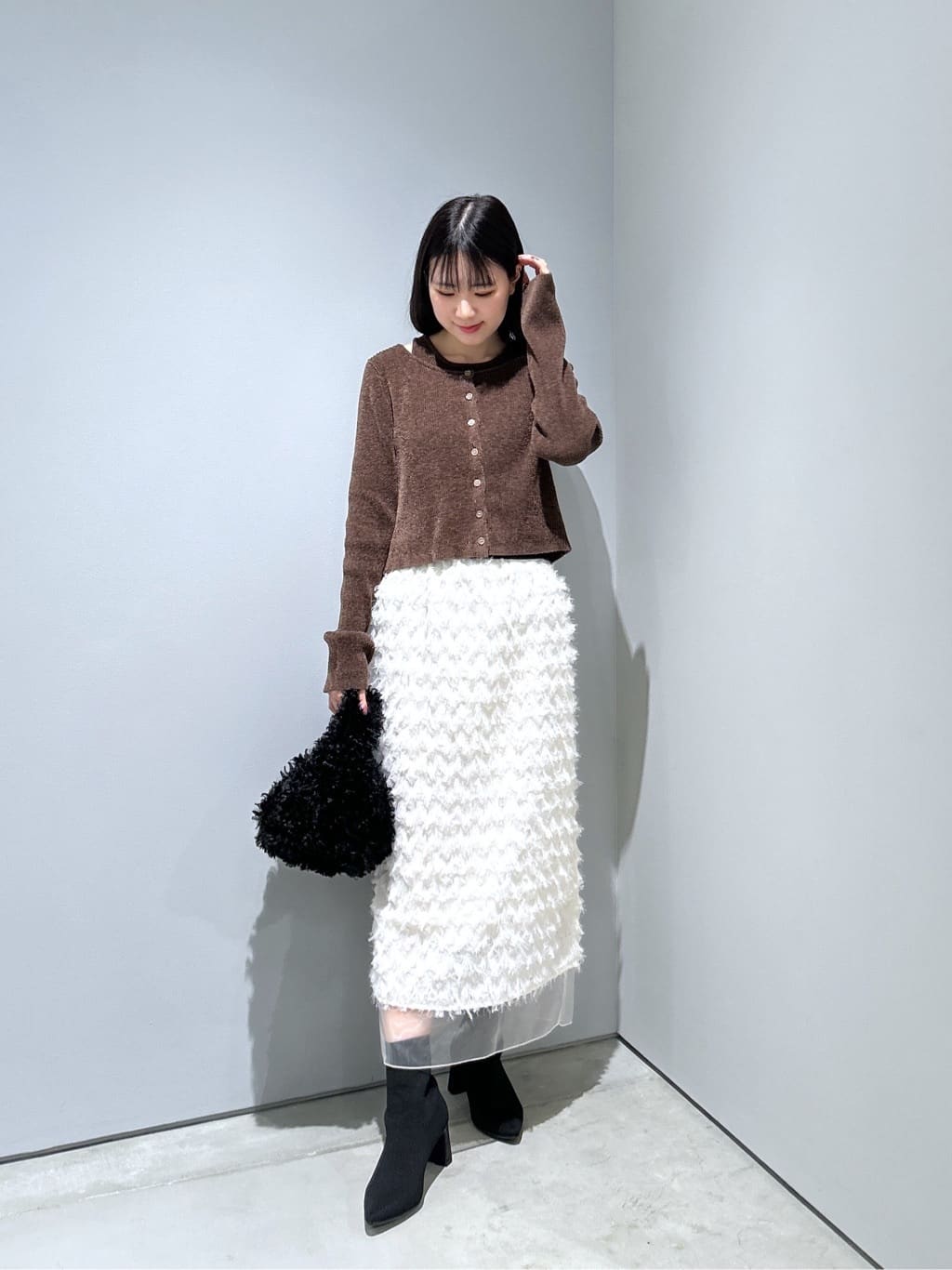 Renoさんの「INDIVI｜【オケージョン／セレモニー】フリンジタイトスカート」を使ったコーディネート