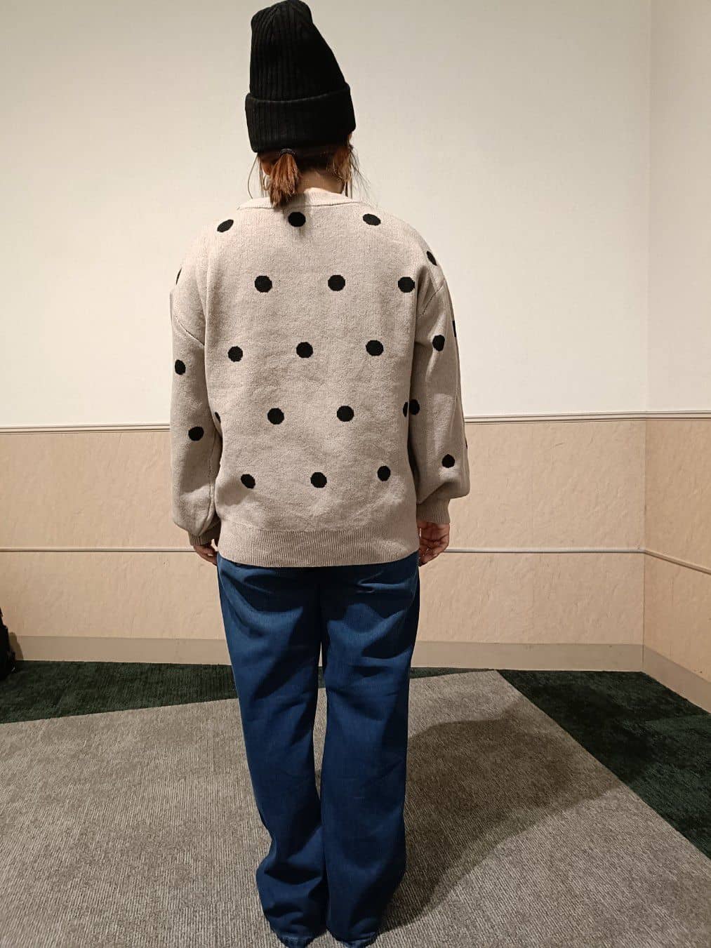 カオリさんの「SHOO･LA･RUE｜【S-LL】脚のラインを拾いにくい デニムワイドパンツ」を使ったコーディネート