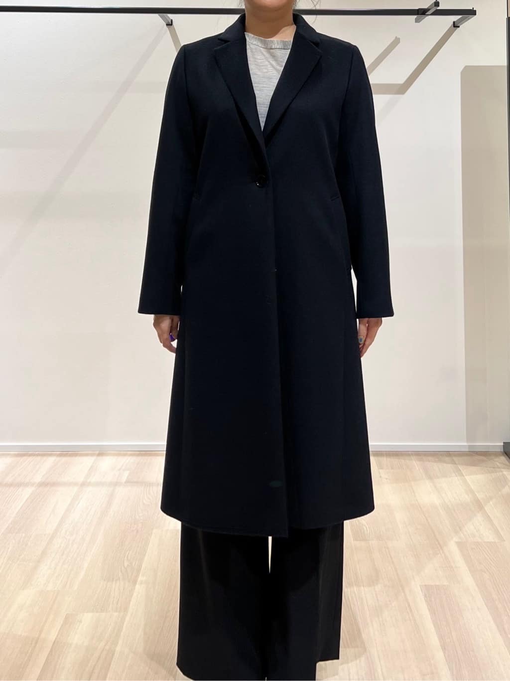 TOMOMIさんの「UNTITLED｜【スタイリッシュ／オンオフ兼用】ウールチェスターコート」を使ったコーディネート