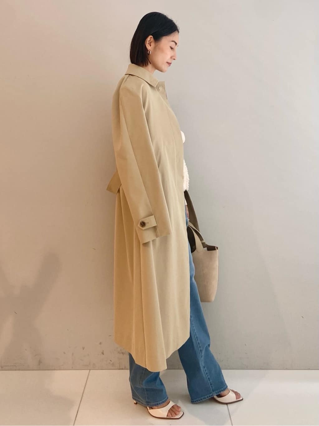 AYAさんの「UNTITLED｜◆【はっ水/洗える】タスランステンカラーコート」を使ったコーディネート