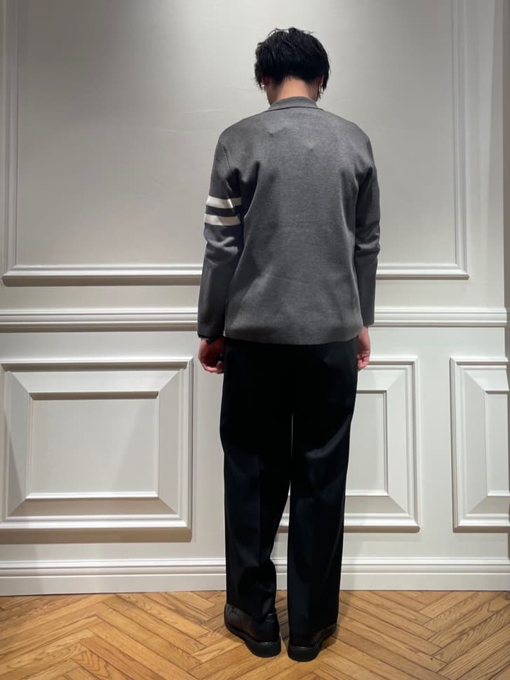 橋本さんの「DRESSTERIOR｜【ウォッシャブル】スプリング ニットジャケット」を使ったコーディネート