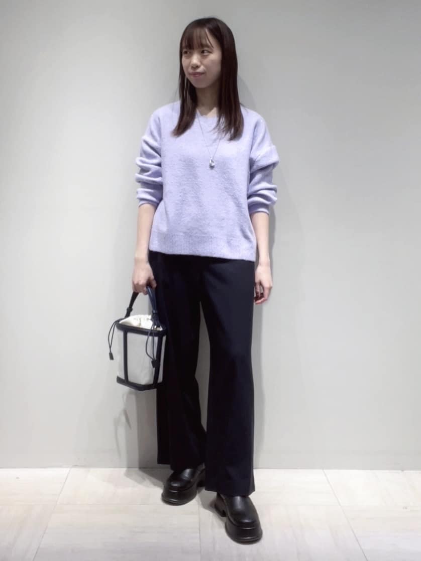 yukaさんの「Reflect｜【SS-4Lサイズ／衿が顔に当たらない◎】スタンドネックミドルコート」を使ったコーディネート