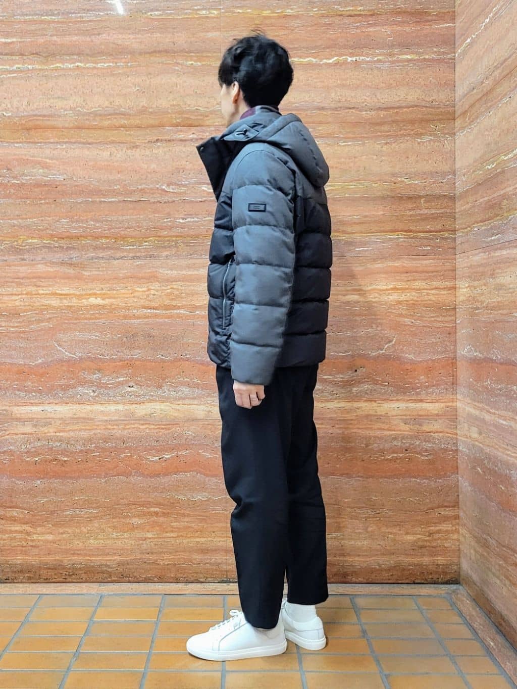 piroyaさんの「TAKEO KIKUCHI｜カラーコンビ ダウンブルゾン」を使ったコーディネート
