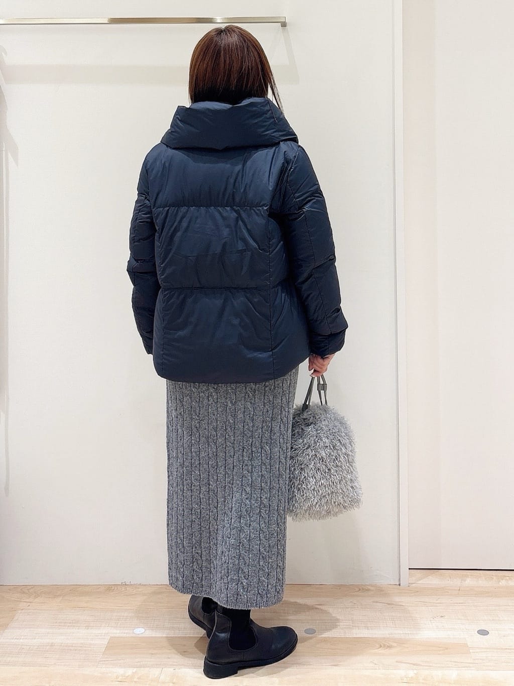 MIYUさんの「grove｜【名品アウター／800FP・多機能】つつまれダウンショート」を使ったコーディネート