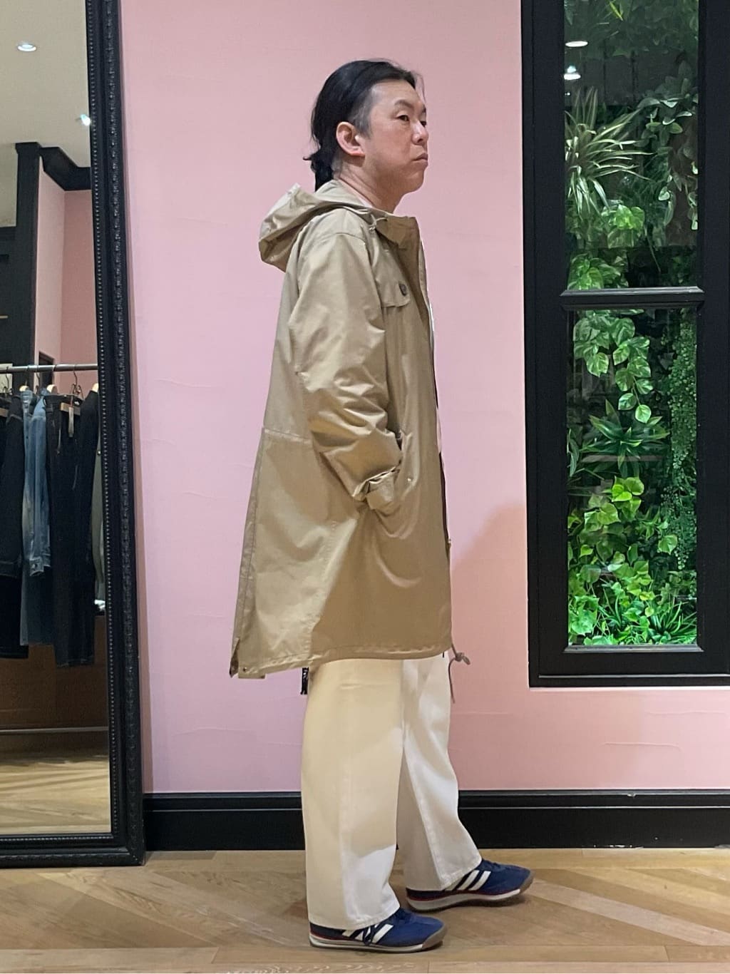 Nagaseさんの「DRESSTERIOR｜【撥水素材】レインプルーフ フーデッドコート」を使ったコーディネート