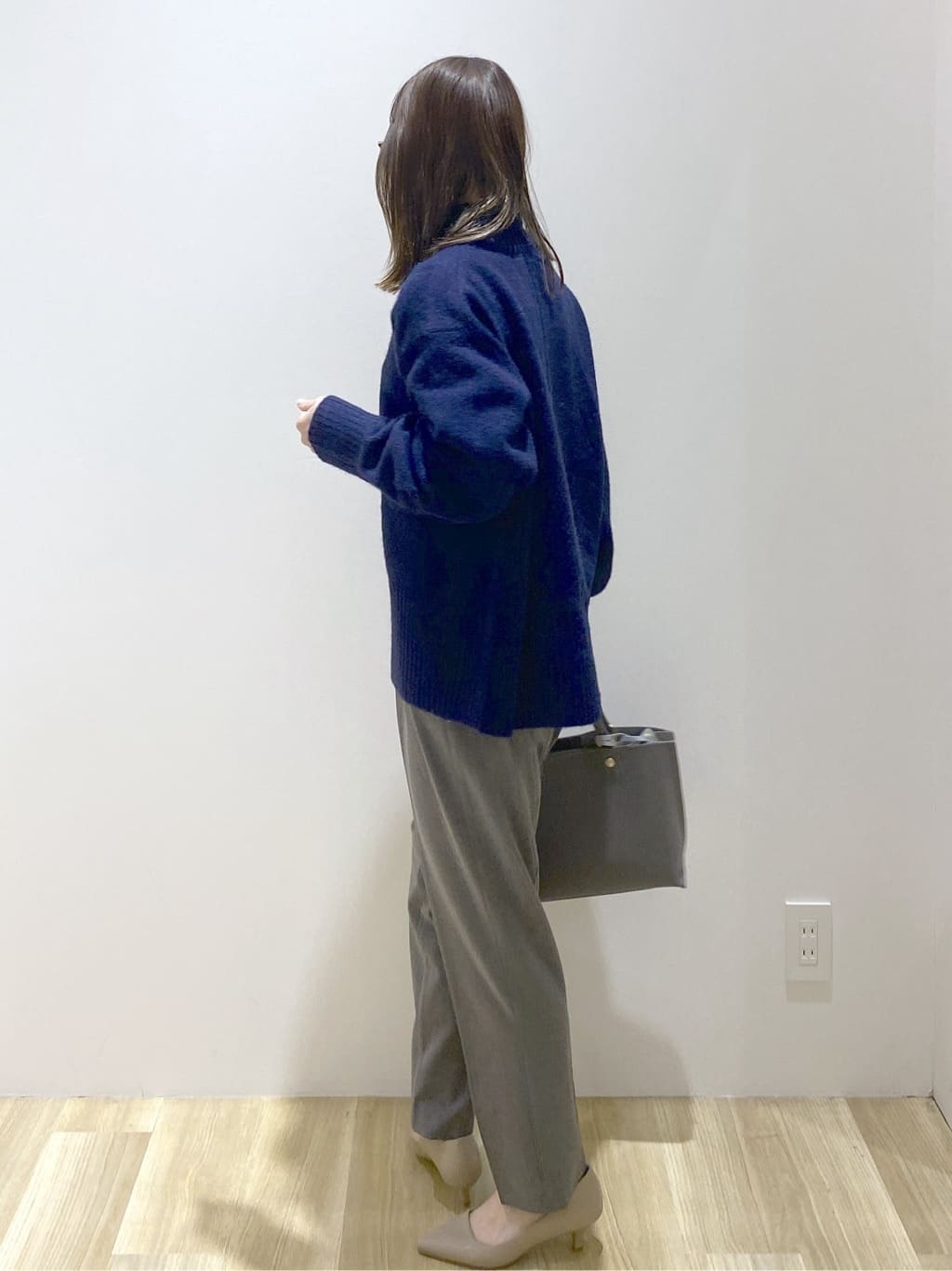 えりさんの「OPAQUE.CLIP｜ふわふわハイネックニット【洗濯機OK】」を使ったコーディネート