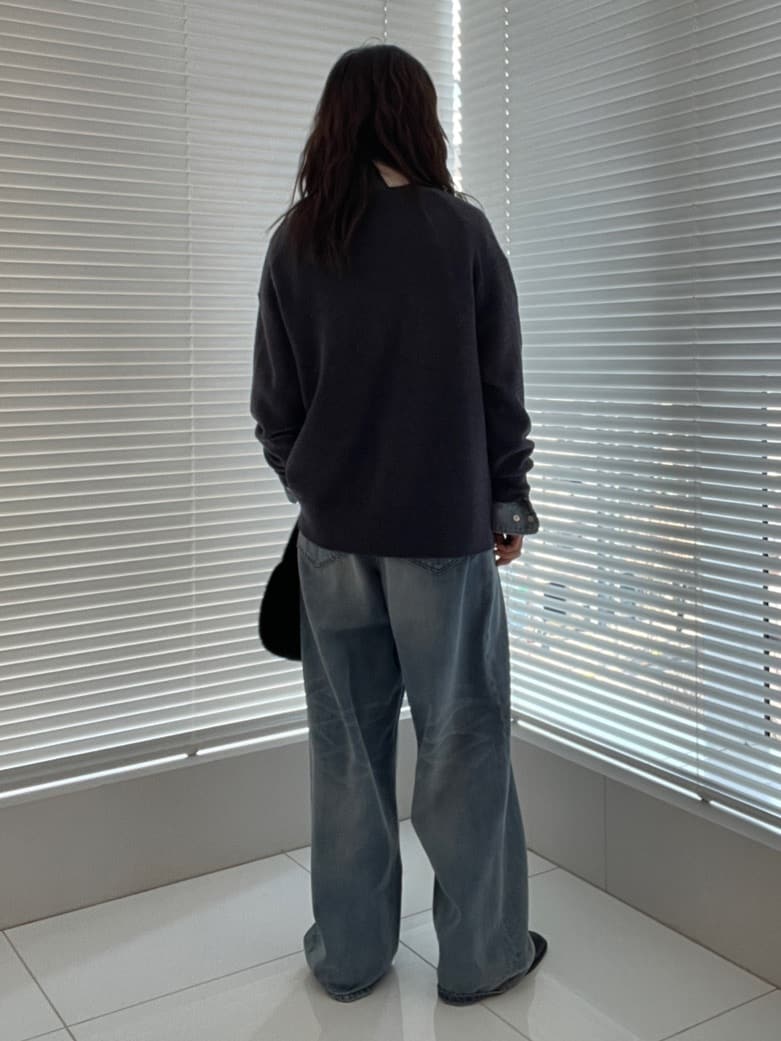misaさんの「DRESSTERIOR｜レタードニットカーディガン」を使ったコーディネート