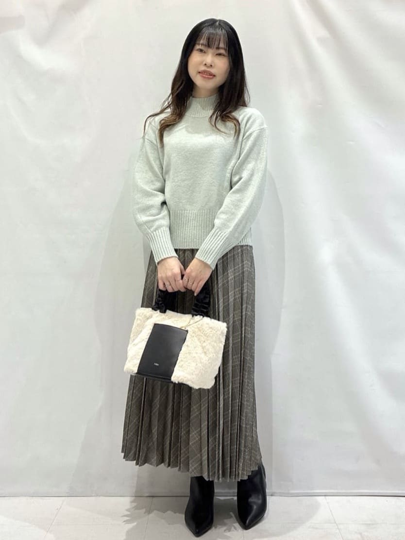 komaさんの「OPAQUE.CLIP｜プリーツスカート【洗濯機OK】」を使ったコーディネート