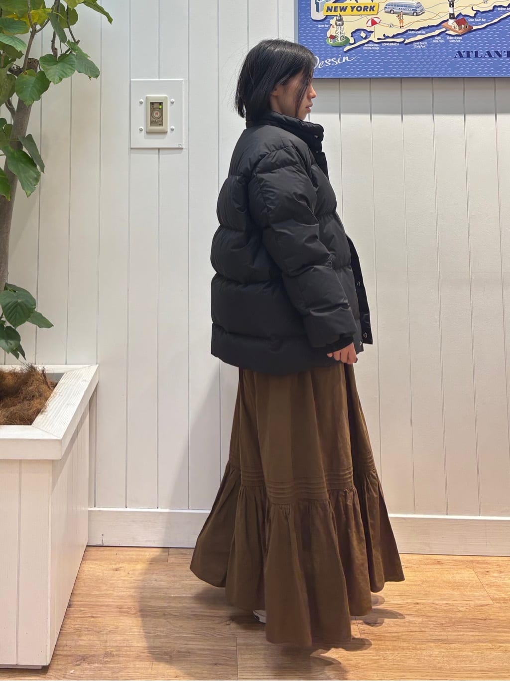 OKADAさんの「Dessin｜【洗える】リブタートルネックニット」を使ったコーディネート
