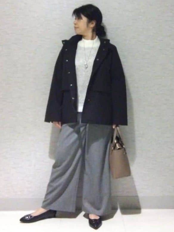 sakoさんの「Reflect｜【すっきり見え／フード取り外し可／通勤におすすめ◎】ライティアウター」を使ったコーディネート