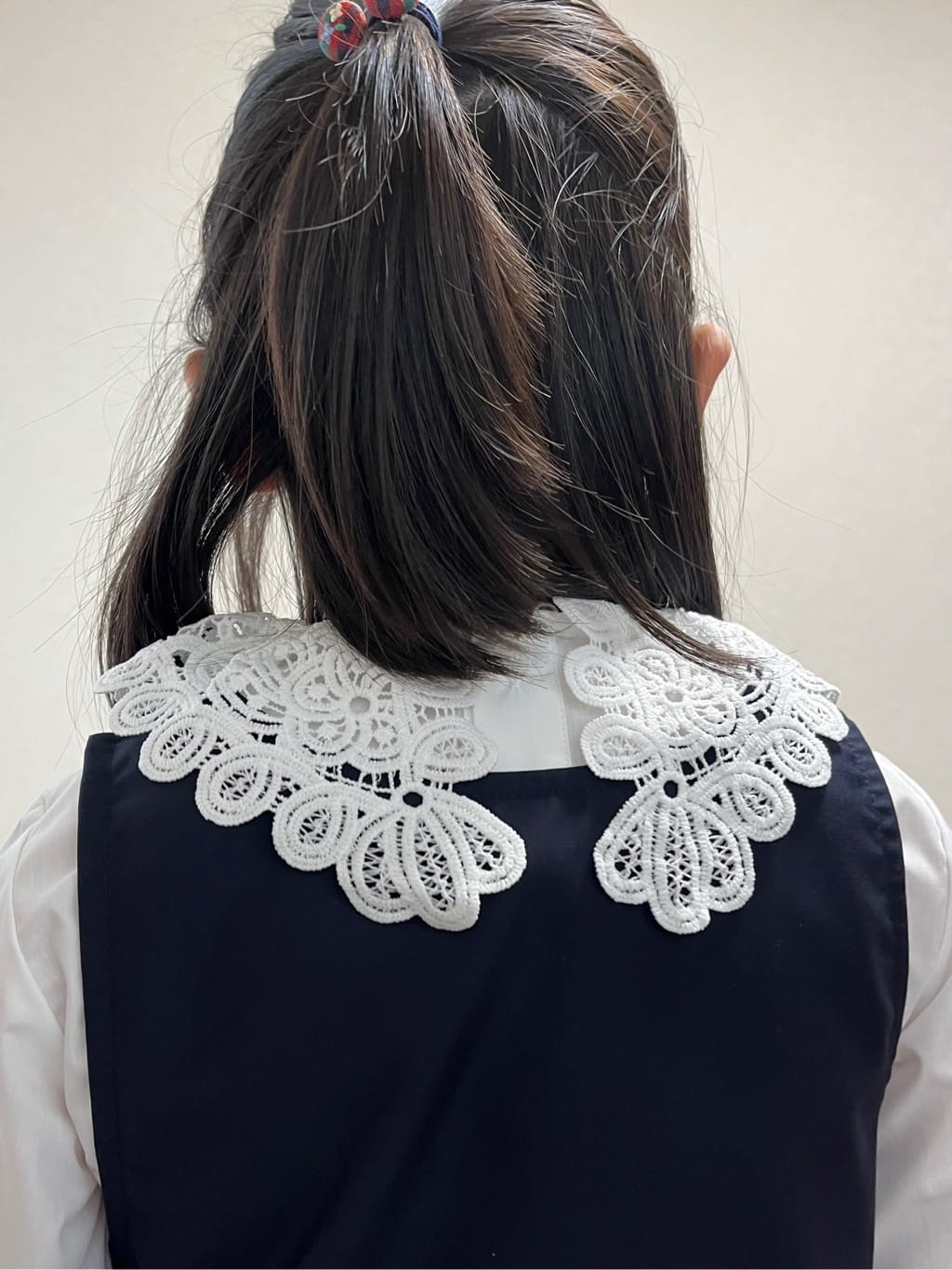 canaさんの「Dessin｜【2点セット/セレモニー】レースカラーブラウスセットアップワンピース」を使ったコーディネート