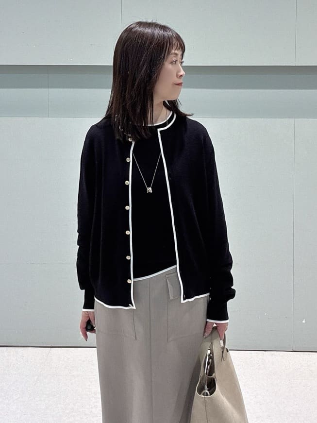 makiさんの「UNTITLED｜【アンサンブル可/洗える】ウォームスパンニット」を使ったコーディネート