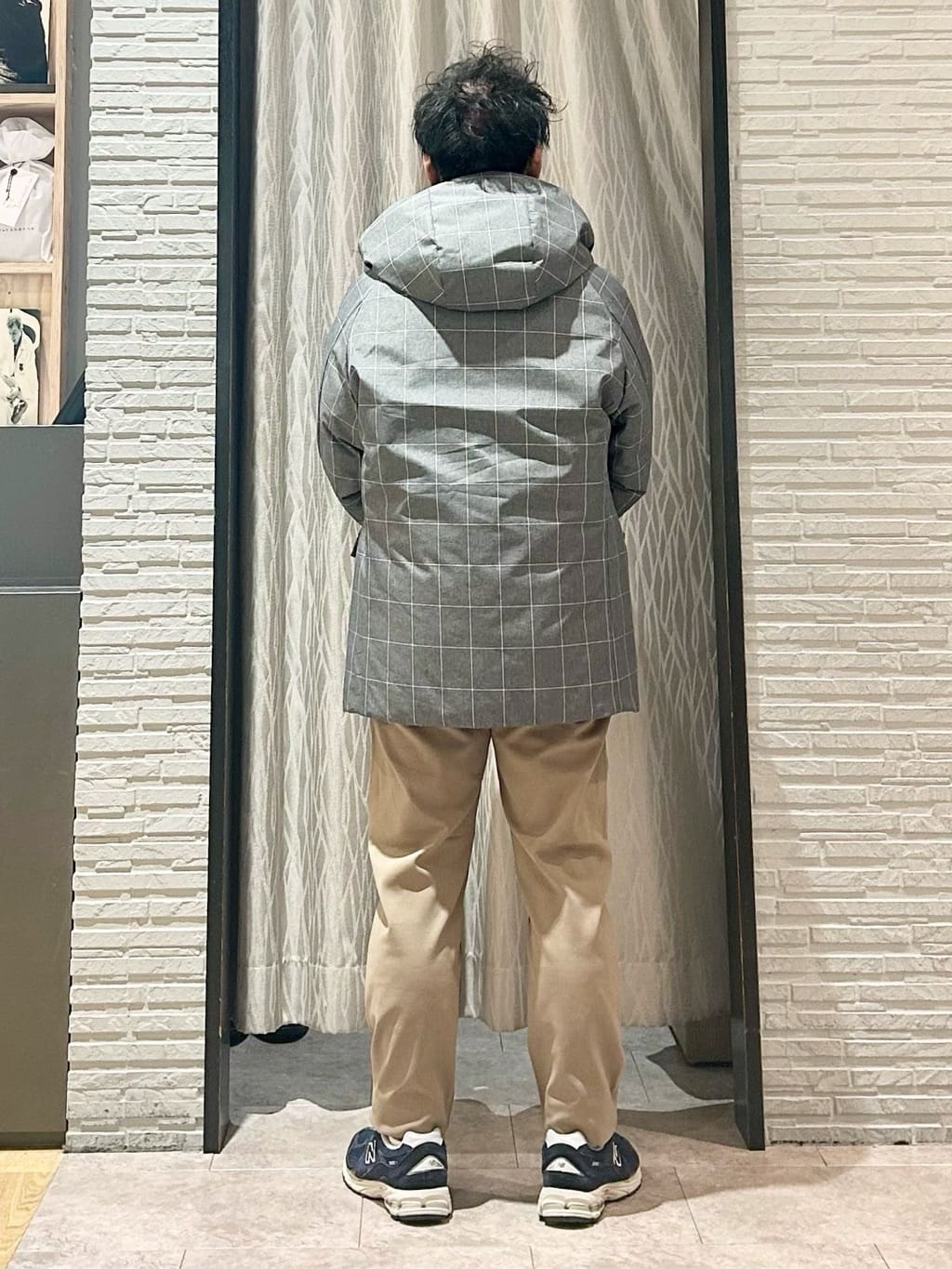 KENJI Iさんの「THE SHOP TK｜【軽くて、暖かい】SORONA／ソロナ 中綿ブルゾン 防風/軽量/洗濯機OK/フード脱着可」を使ったコーディネート
