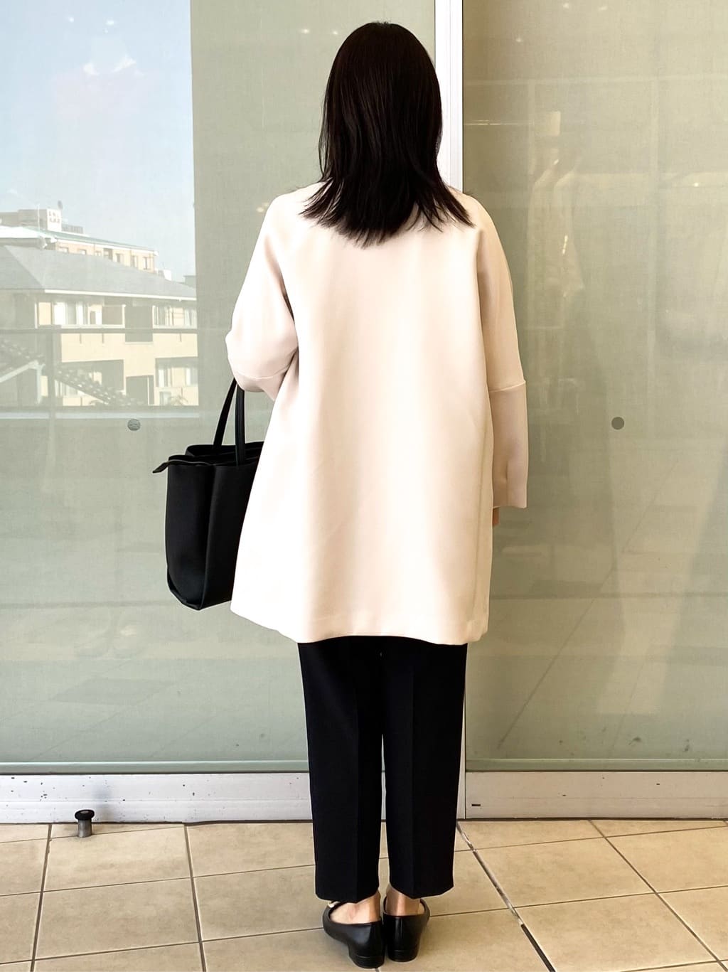 Jeanさんの「OPAQUE.CLIP｜フォルムスリーブミドルコート【洗濯機OK】」を使ったコーディネート