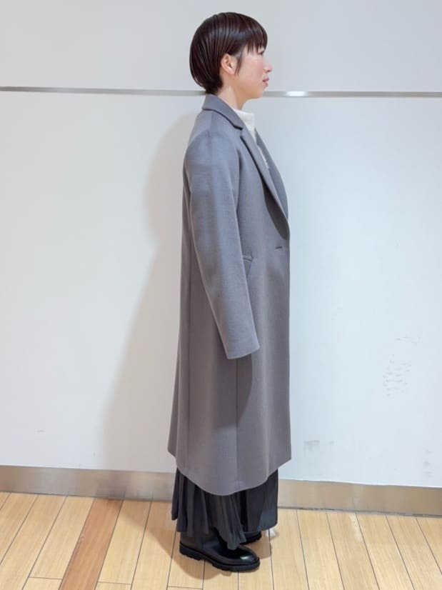 あやさんの「UNTITLED｜【スタイリッシュ／オンオフ兼用】ウールチェスターコート」を使ったコーディネート