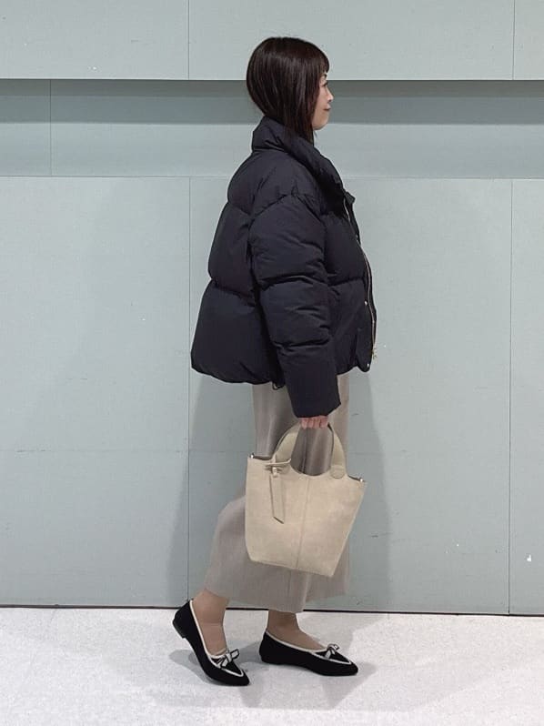 makiさんの「UNTITLED｜【トレンド/撥水機能/防寒】ショートダウンコート」を使ったコーディネート