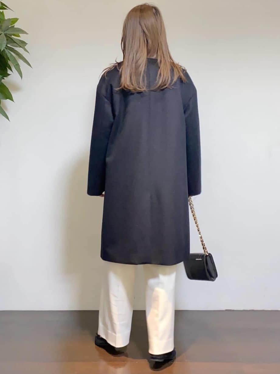 tomoさんの「UNTITLED｜【ハイネック/レイヤード/重ね着におすすめ】トリコットベロア シアーインナー」を使ったコーディネート