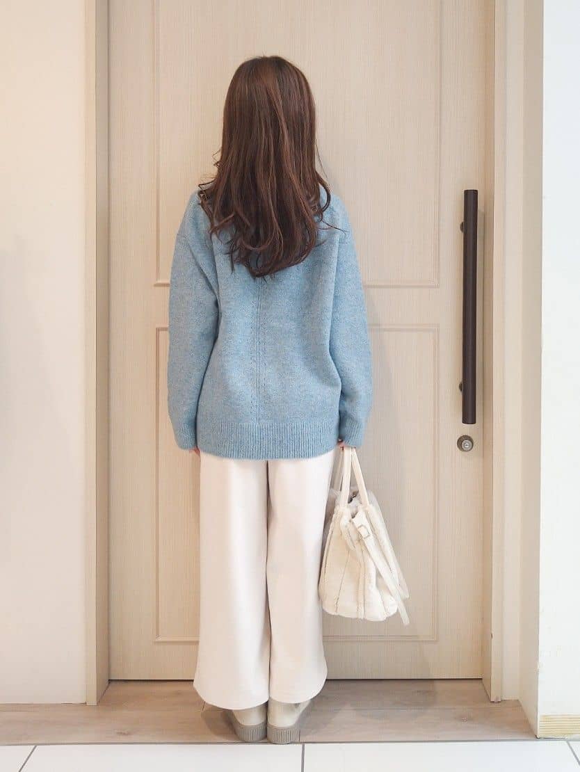 mi-saさんの「SHOO･LA･RUE｜【高レビュー/2WAY】きれい見えで上品な ストライプファートートバッグ」を使ったコーディネート