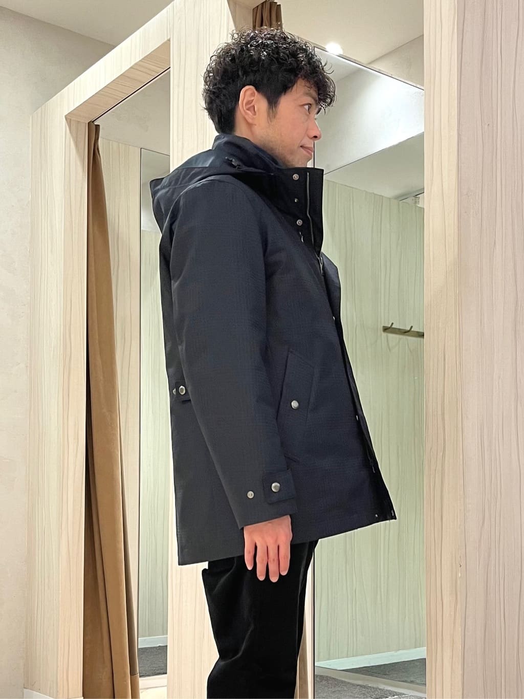URAさんの「TAKEO KIKUCHI｜【3WAY】グレンチェック ダウンライナー ブルゾン」を使ったコーディネート