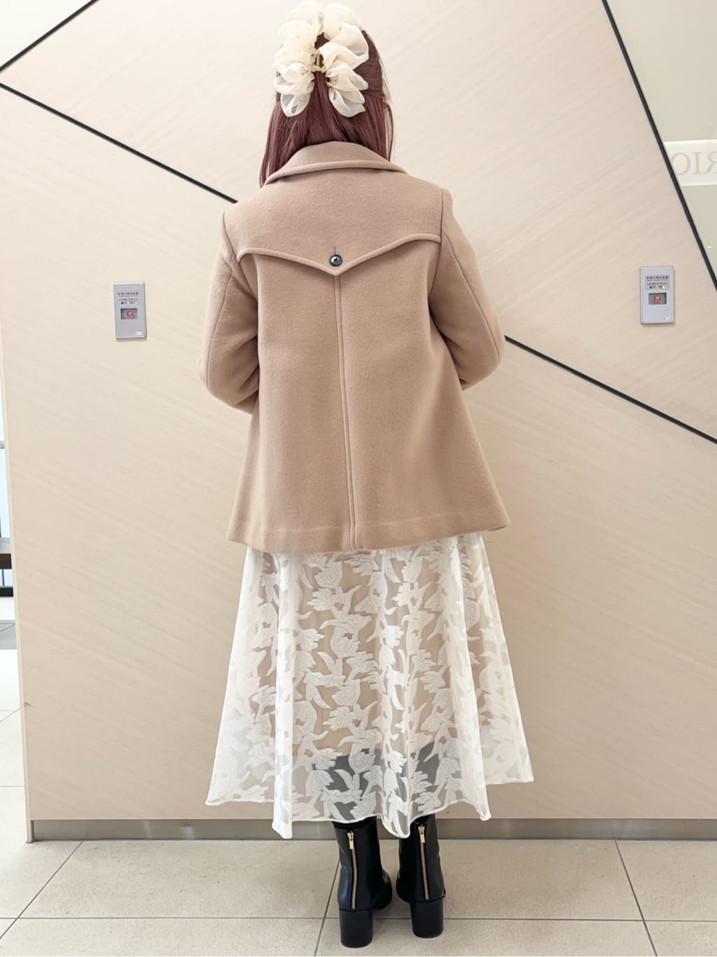 Rinaさんの「DRESSTERIOR｜◆【きれいめ/裏地取り外し可】シアージャカードスカート」を使ったコーディネート