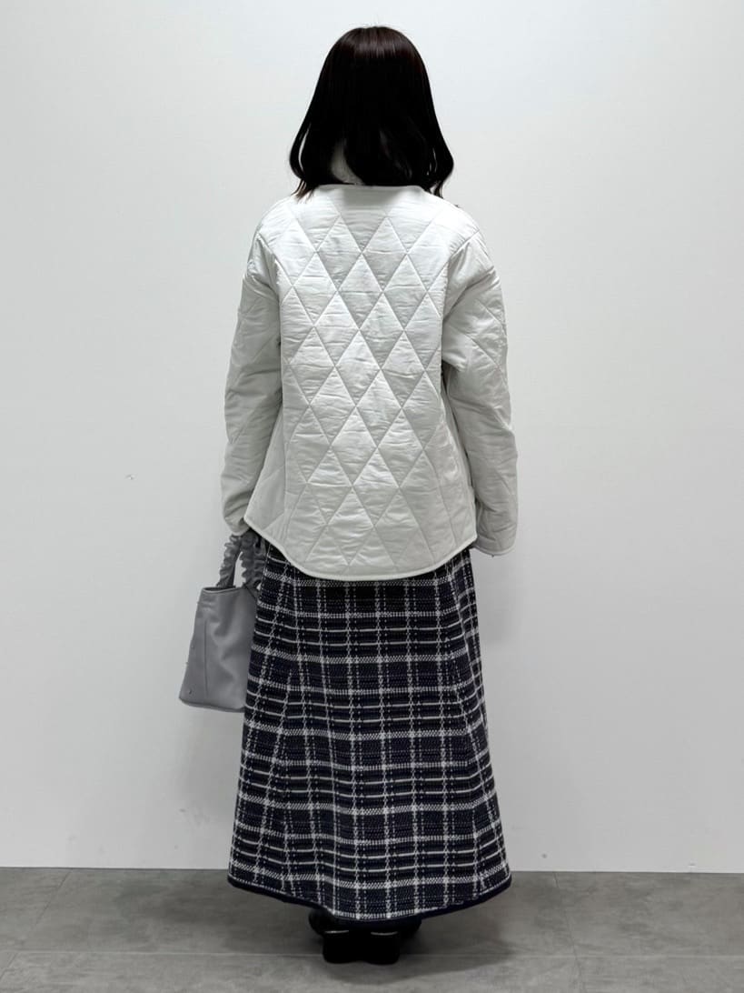 kozuさんの「index｜チェックラメジャカードニットワンピース」を使ったコーディネート