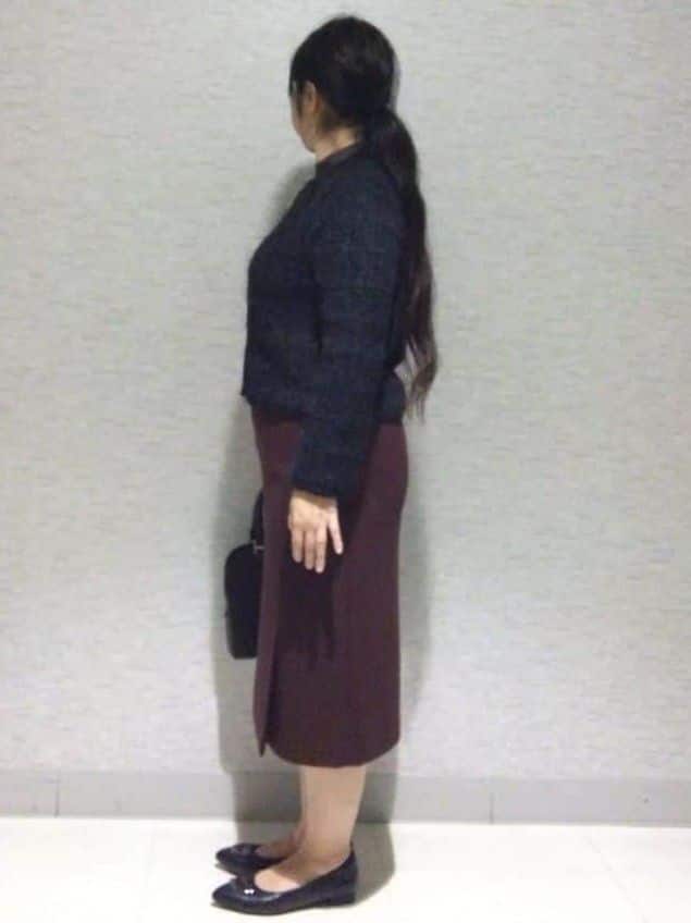 sakoさんの「Reflect｜【お食事会やお出かけに◎】ふんわりジャカード編みカーディガン」を使ったコーディネート