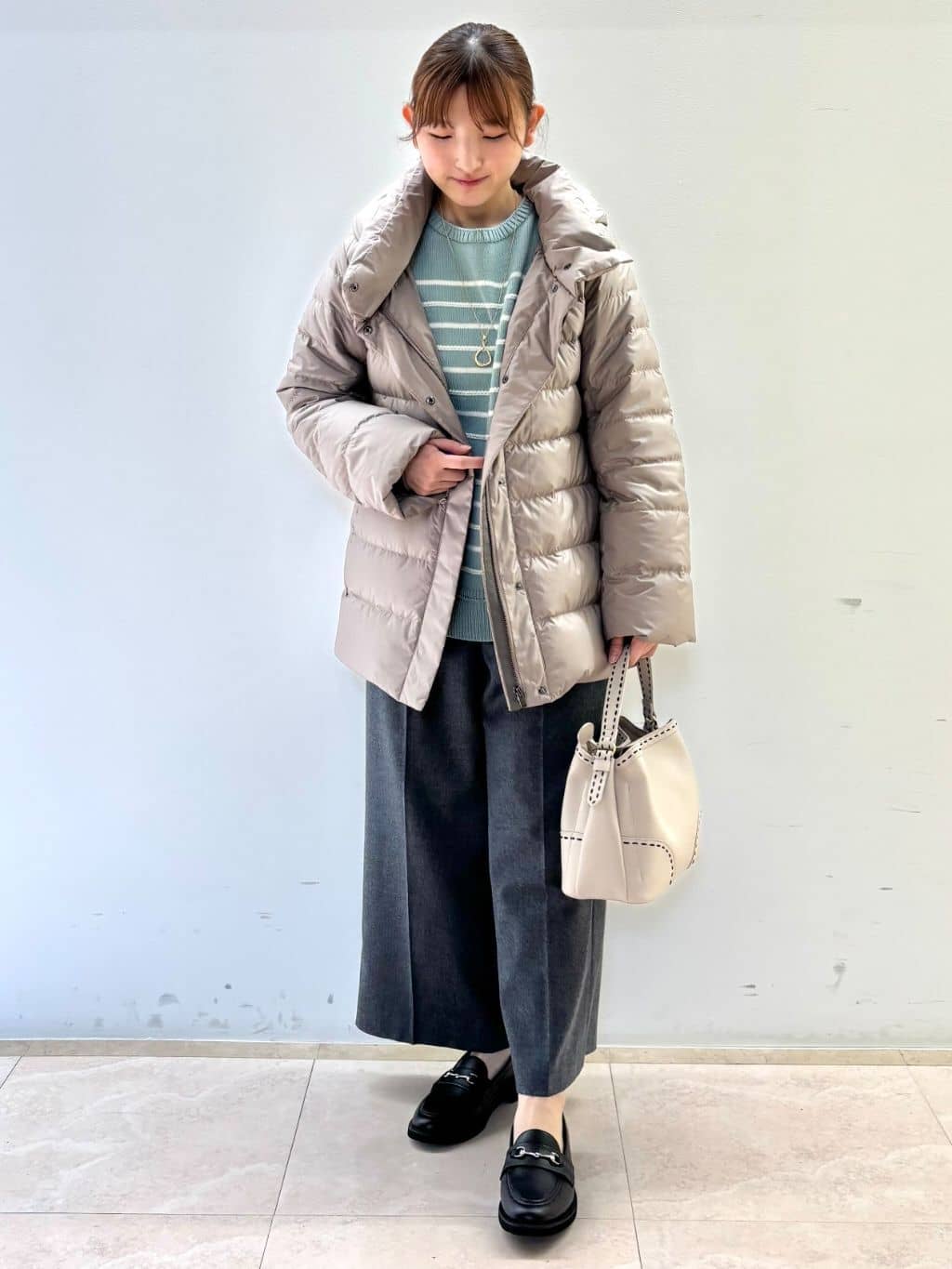 Satoさんの「Reflect｜【SS-4Lサイズ】フーデッドミドルダウンコート」を使ったコーディネート