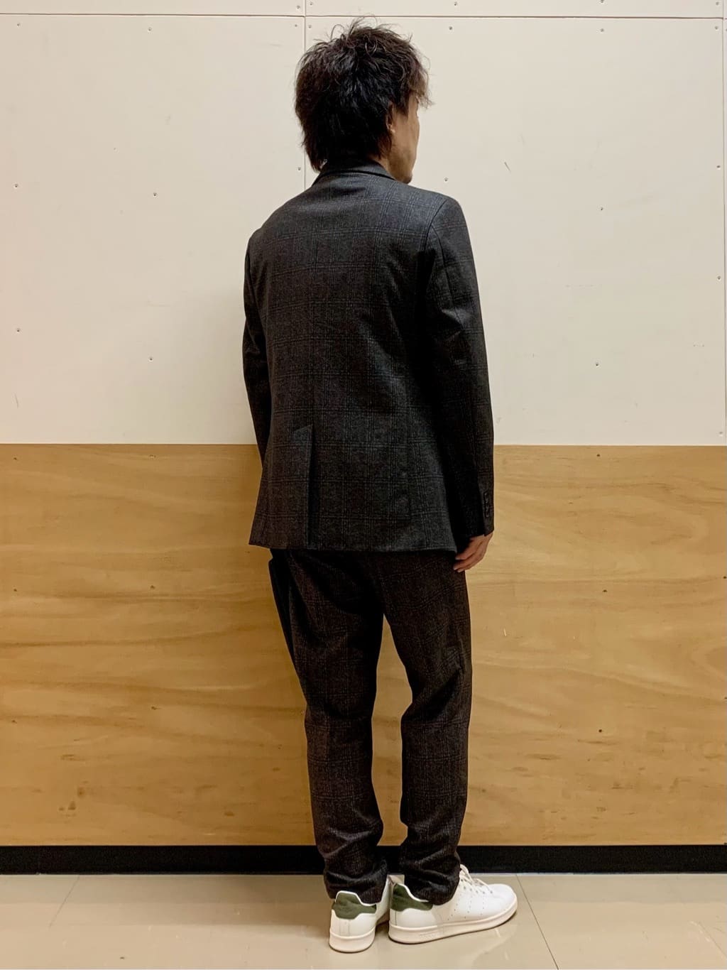 MATUさんの「THE SHOP TK｜起毛TRジャージジャケット 【洗濯機OK／ストレッチ／セットアップ可】」を使ったコーディネート