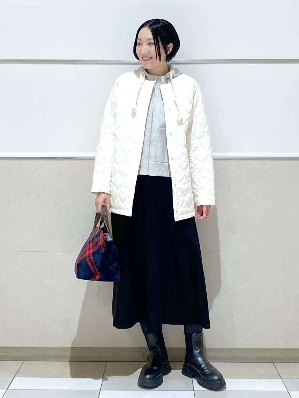 eriko さんの「Dessin｜メルトンジャージフレアスカート」を使ったコーディネート