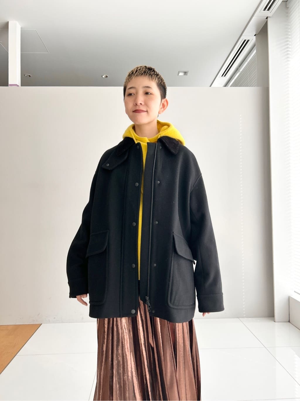 OCHIAIさんの「DRESSTERIOR｜ウールハンティングブルゾン」を使ったコーディネート