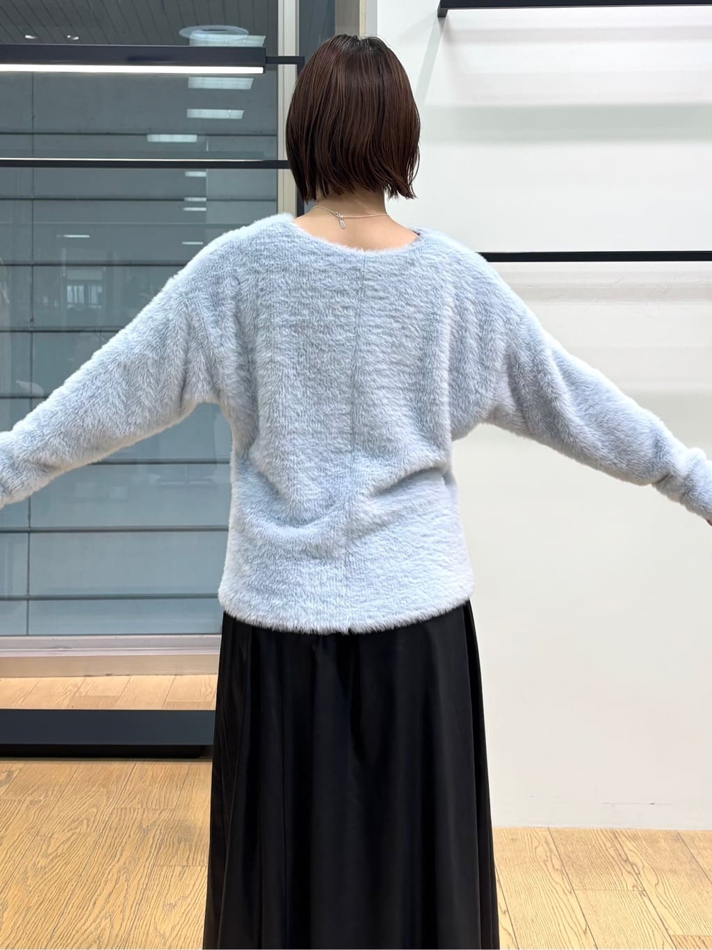 asamiさんの「INDIVI｜【洗える】エアリーシャギートップス」を使ったコーディネート