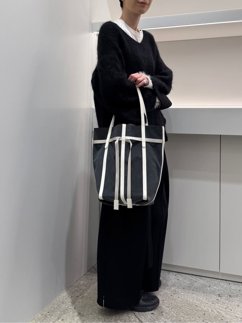 Kさんの「HIROKO HAYASHI｜PANIER CAMOSCIO（パニエ カモッショ）トートバッグ」を使ったコーディネート