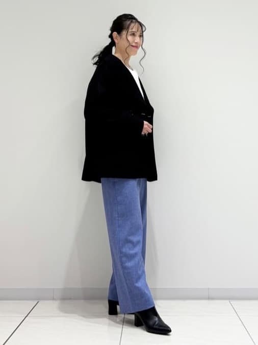kayoさんの「INDIVI｜【洗える】エアリーシャギートップス」を使ったコーディネート