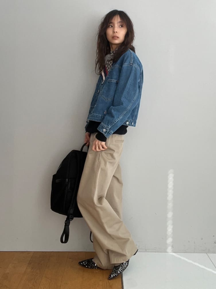 misaさんの「DRESSTERIOR｜【洗える/7色展開】ウォッシャブルコットンカシミヤニット」を使ったコーディネート