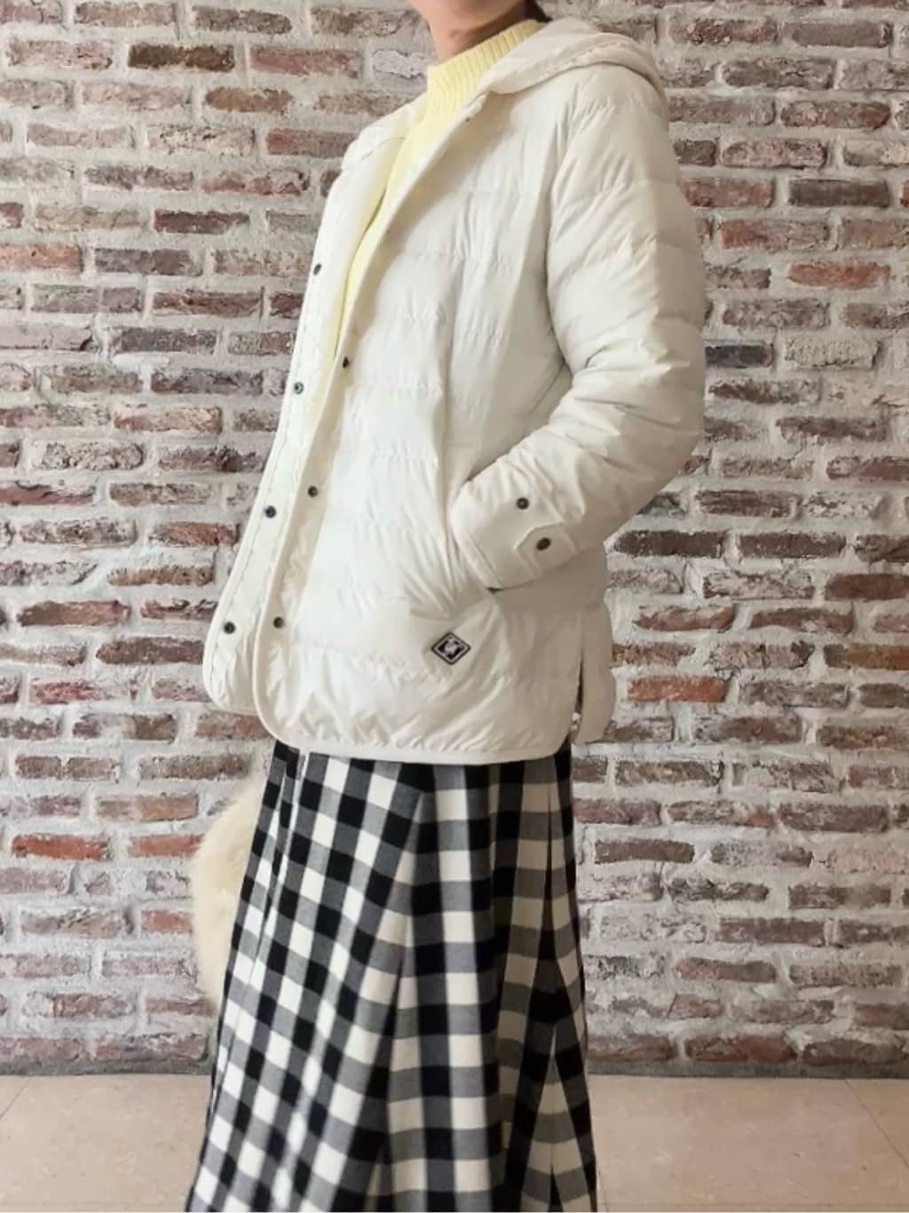 Yasucoさんの「Dessin｜【撥水・2WAY】ミュラーダウンコートミドル丈」を使ったコーディネート