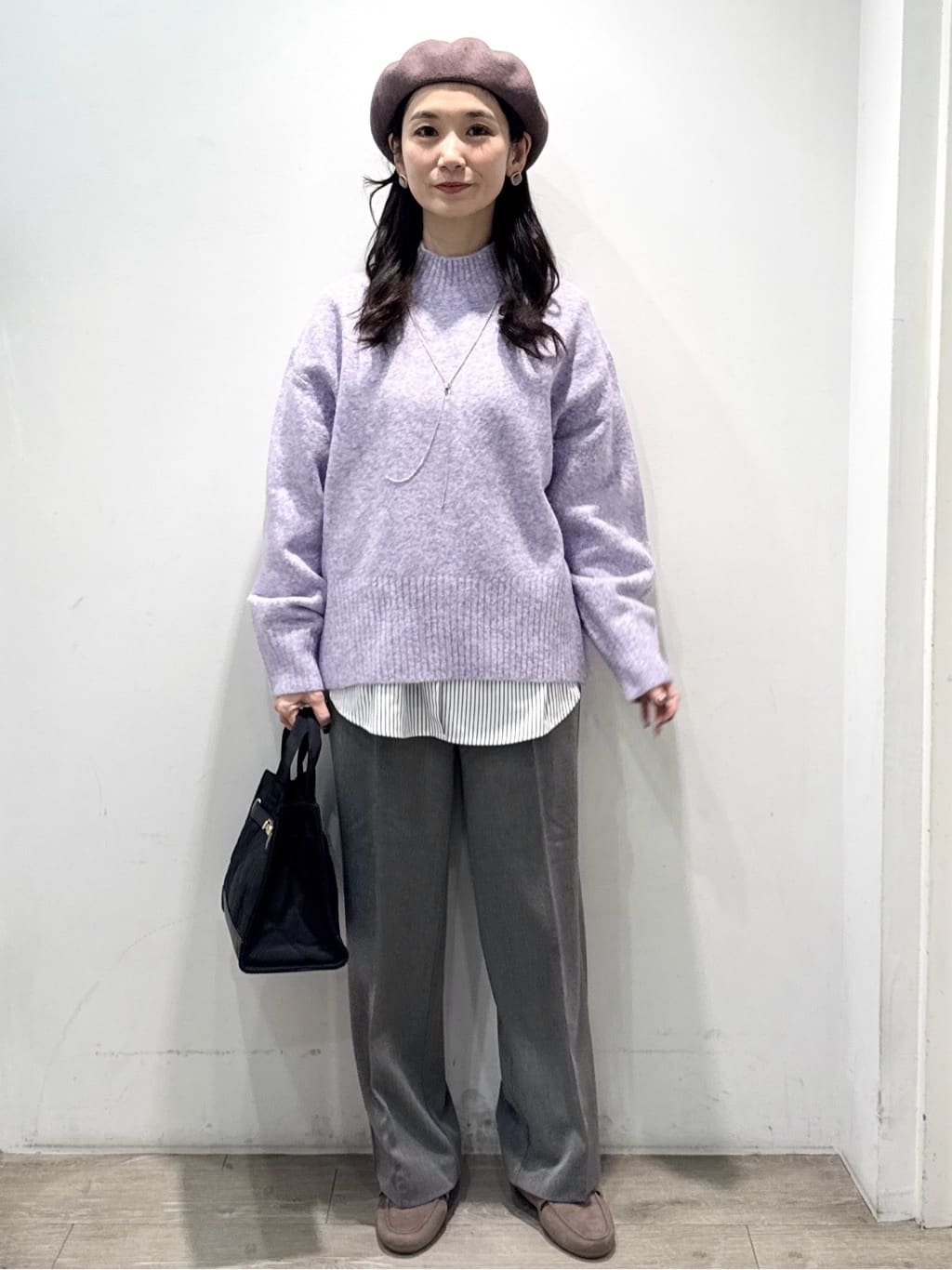 yuicciさんの「OPAQUE.CLIP｜シャツドッキングカットソー【洗濯機OK】」を使ったコーディネート