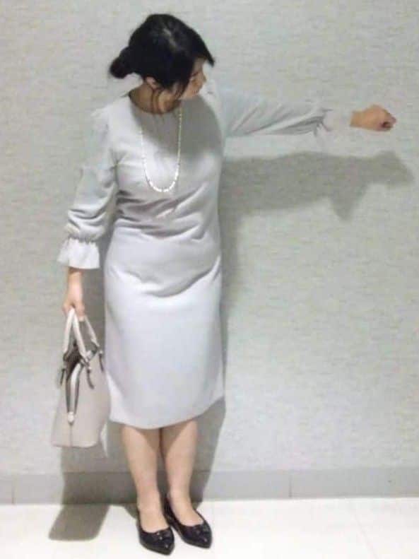 sakoさんの「Reflect｜【SS-4Lサイズ／通勤／セットアップ可】ノーカラージャケット」を使ったコーディネート