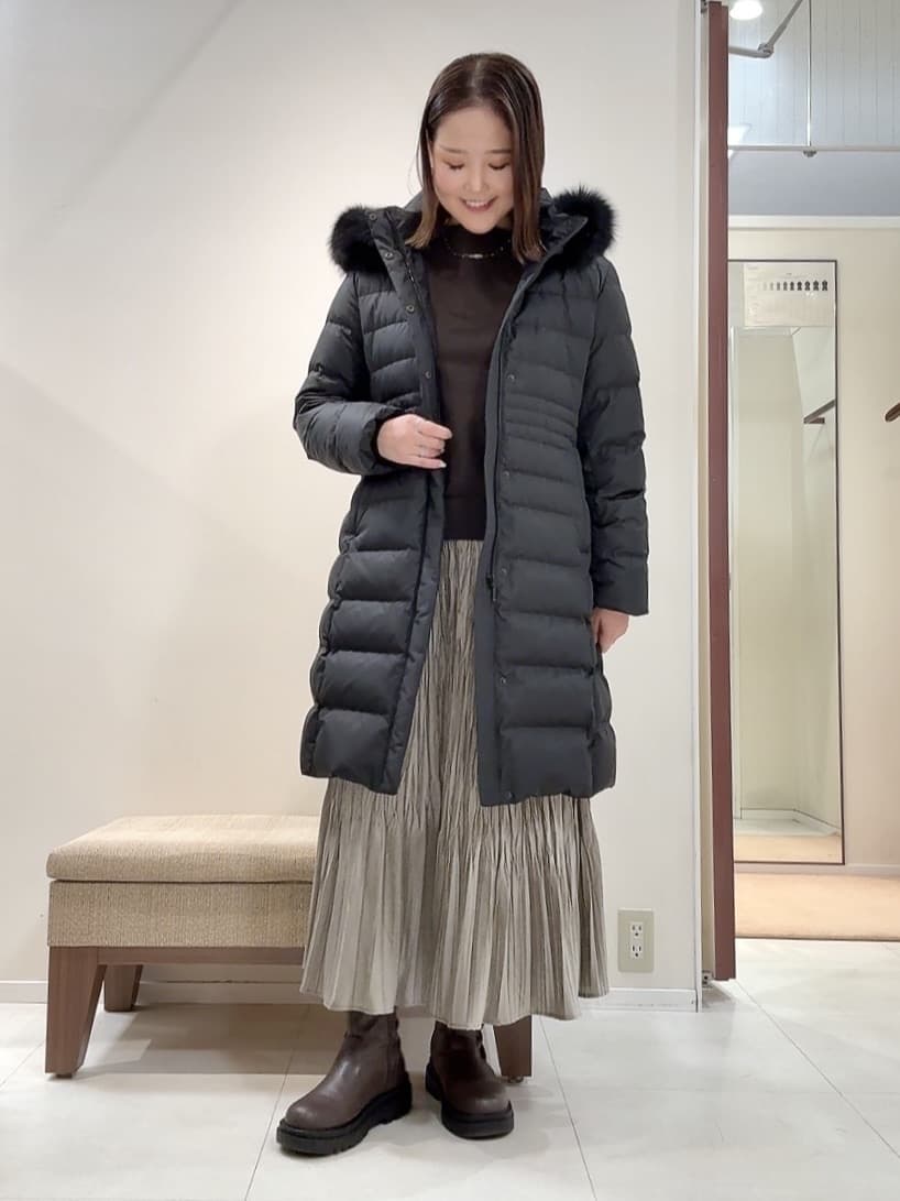 YUIさんの「UNTITLED｜【洗える】モックネックミラノリブニット」を使ったコーディネート