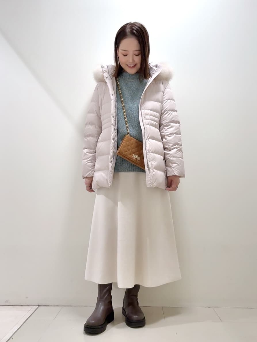 YUIさんの「UNTITLED｜【ゆったり】三つ杢カラーニット」を使ったコーディネート